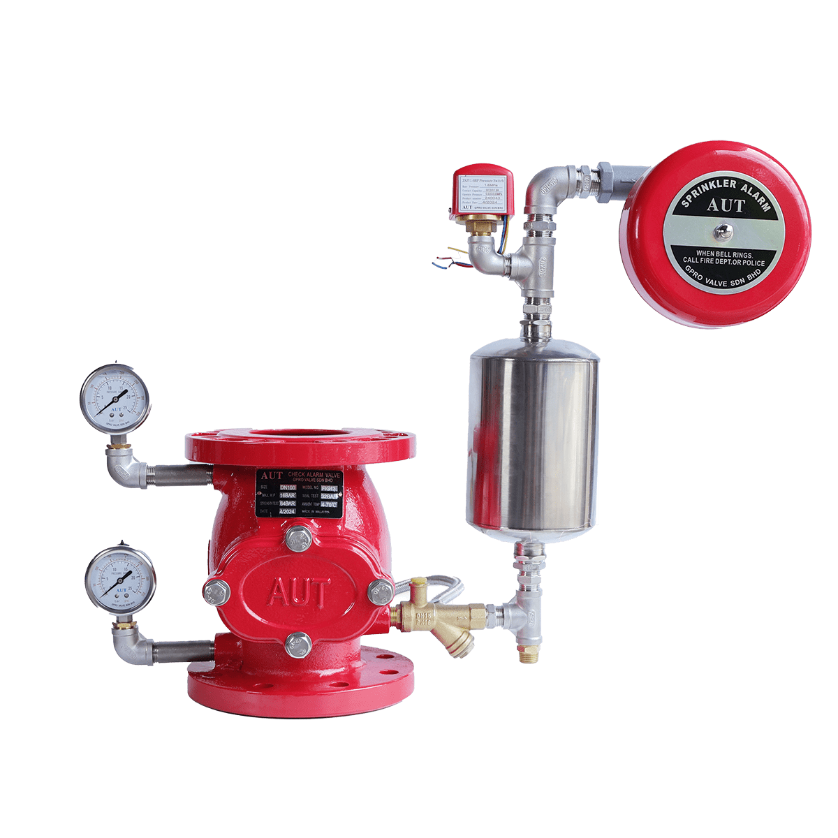 Van Báo Động AUT | DN80 - DN250 Van báo động AUT